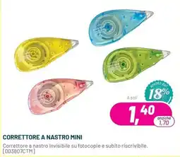 Buffetti Correttore a nastro mini offerta