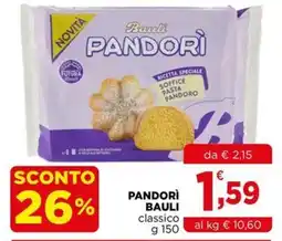 Gran mercato Pandorì Bauli classico offerta