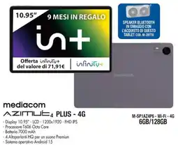 Wellcome mediacom AZIMUT4 PLUS - 4G offerta