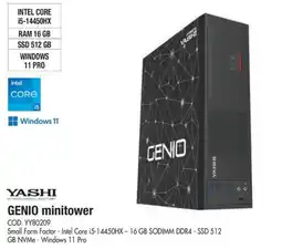 Wellcome Yashi Genio minitower offerta