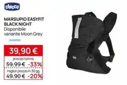 Prenatal Chicco Marsupio Easyfit Black Night offerta