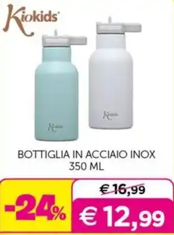 Universo Bimbo Bottiglia in acciaio inox Kiokids offerta