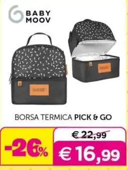 Universo Bimbo Baby Moov borsa termica pick & go offerta