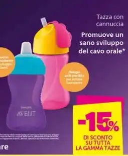 Universo Bimbo Tazza con cannuccia Philips Avent offerta