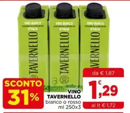Gran mercato Vino Tavernello offerta