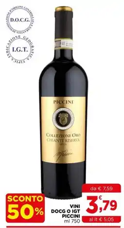 Gran mercato Piccini Collezione Oro Chianti Riserva offerta