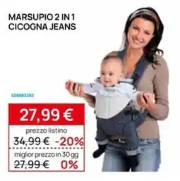 Prenatal Marsupio 2 in 1 Cicogna Jeans offerta