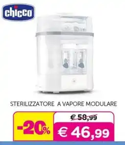 Universo Bimbo Chicco sterilizzatore a vapore modulare offerta