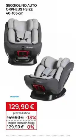 Prenatal Seggiolino auto Orpheus I-Size offerta