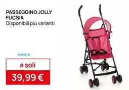 Prenatal Passeggino Jolly Fucsia offerta