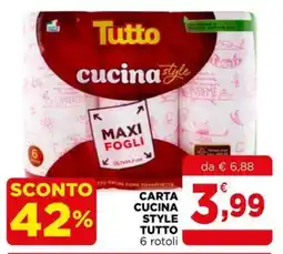 Gran mercato Carta cucina style tutto offerta
