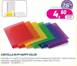 Buffetti Cartelle in PP Happy Color offerta