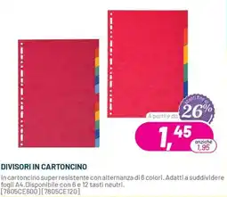 Buffetti Divisori in cartoncino offerta