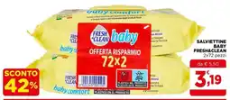 Gran mercato Salviettine baby Fresh&Clean offerta