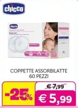 Universo Bimbo Coppette assorbilatte chicco offerta