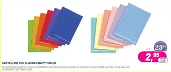 Cartelline con elastico Happy Color