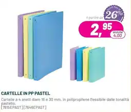 Buffetti Cartelle in PP pastel offerta