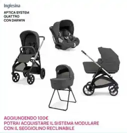 Prenatal Inglesina Aptica System Quattro con Darwin offerta