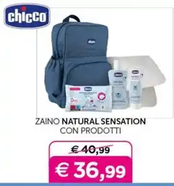 Universo Bimbo Zaino Natural Sensation Chicco offerta
