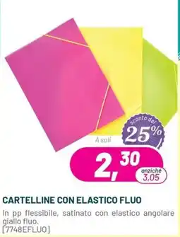 Buffetti Cartelline con elastico fluo offerta