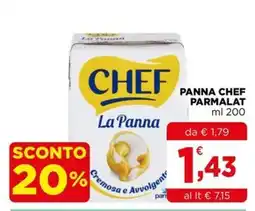 Gran mercato Panna Chef Parmalat offerta