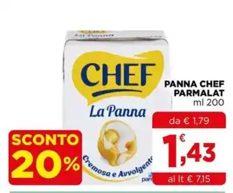 Gran mercato Panna Chef Parmalat offerta