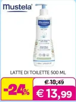 Universo Bimbo Mustela Latte di toilette offerta
