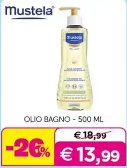 Universo Bimbo Mustela Olio Bagno offerta