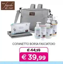 Universo Bimbo Fieocchi di riso cofanetto borsa fasciatoio offerta