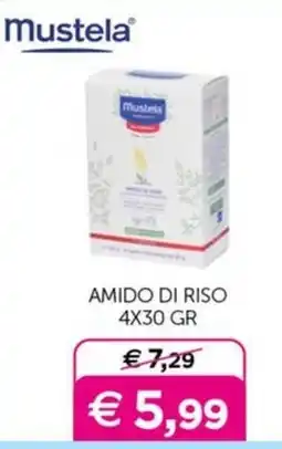 Universo Bimbo Mustela amido di riso offerta