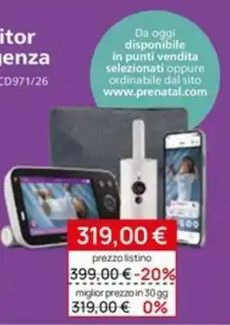 Prenatal Monitor di sicurezza Prenatal offerta
