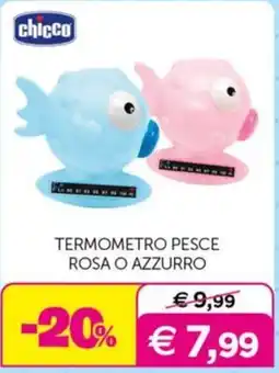 Universo Bimbo Chicco termometro pesce rosa o azzurro offerta