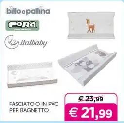 Universo Bimbo Fasciatoio in pvc per bagnetto offerta