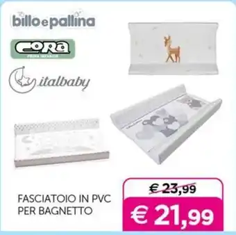 Universo Bimbo Fasciatoio in pvc per bagnetto offerta