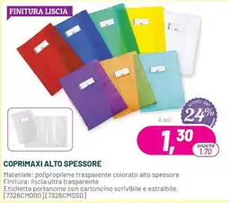 Buffetti Coprimaxi alto spessore offerta