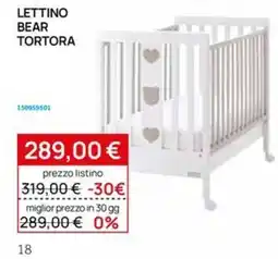 Prenatal Lettino Bear Tortora offerta