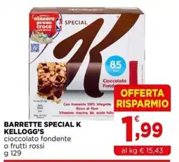 Gran mercato Barrette Special K Kellogg's cioccolato fondente offerta