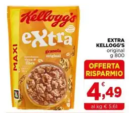 Gran mercato Kellogg's extra granola original offerta