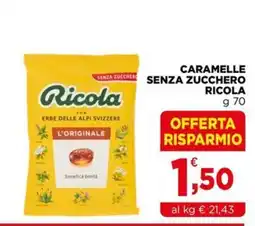Gran mercato Caramelle senza zucchero Ricola offerta