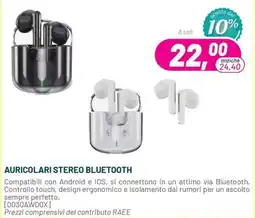 Buffetti Auricolari stereo bluetooth offerta