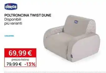 Prenatal Chicco Poltroncina Twist Dune offerta