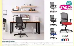 Buffetti Sedia operativa easy offerta