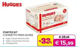 Universo Bimbo Huggies cofanetto primi giorni offerta