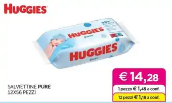 Universo Bimbo Salviettine Pure Huggies offerta