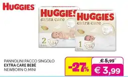 Universo Bimbo Huggies pannolini extra care bebè offerta