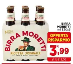 Gran mercato Birra Moretti offerta