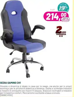 Buffetti Sedia gaming CH1 offerta