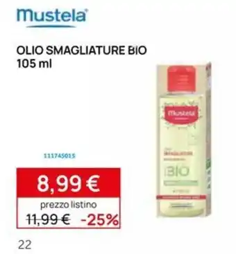 Prenatal Mustela Olio Smagliature Bio offerta