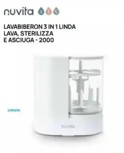 Prenatal Lavabiberon 3 in 1 linda lava, sterilizza e asciuga-2000 offerta