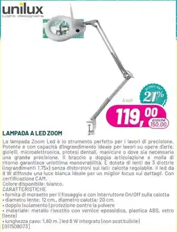 Buffetti Lampada a led zoom offerta